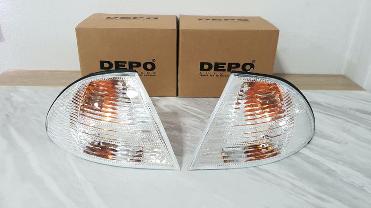 ไฟเลี้ยวมุมขาว BMW E46 ตาตก ตายก DEPO ของใหม่ รูปที่ 5