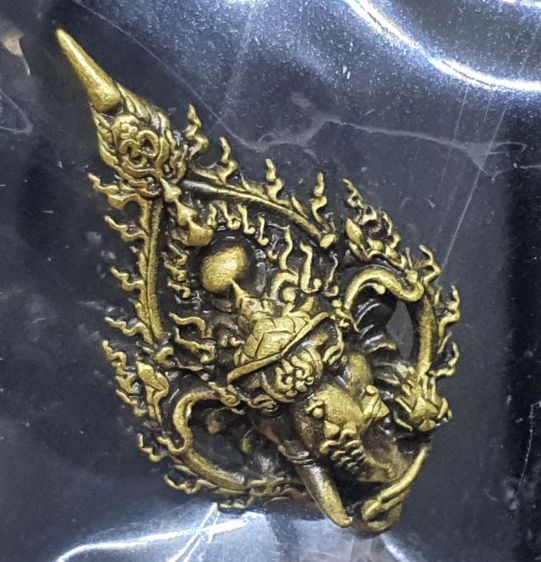 เหรียญพระพิฆเนศ รุ่นพระคุณแม่ เนื้อทองเหลือง ซาติน พิมพ์เล็ก รูปที่ 2