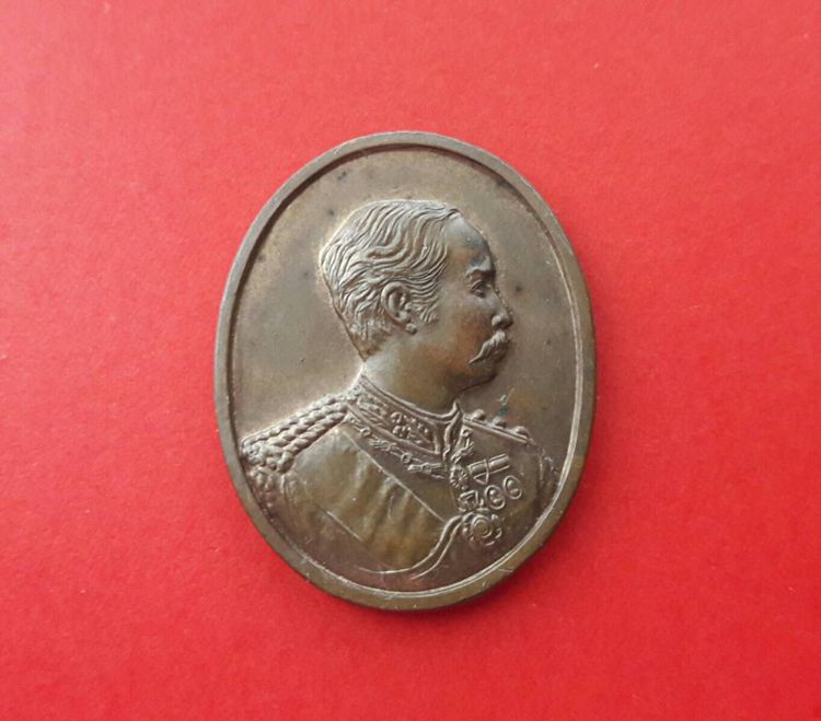 (CR-2568)เหรียญ ร.5 หลัง จปร.ครบ 108 ปี ร.ร วัดราชบพิธ ปี 2537 รูปที่ 1