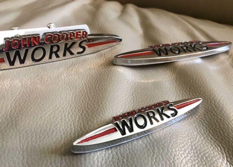 โลโก้ MINI Cooper John cooper work Logo JCW R50 R53 R56 R60 รูปที่ 5