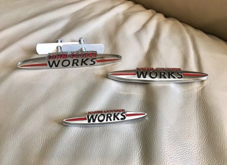 โลโก้ MINI Cooper John cooper work Logo JCW R50 R53 R56 R60 รูปที่ 2