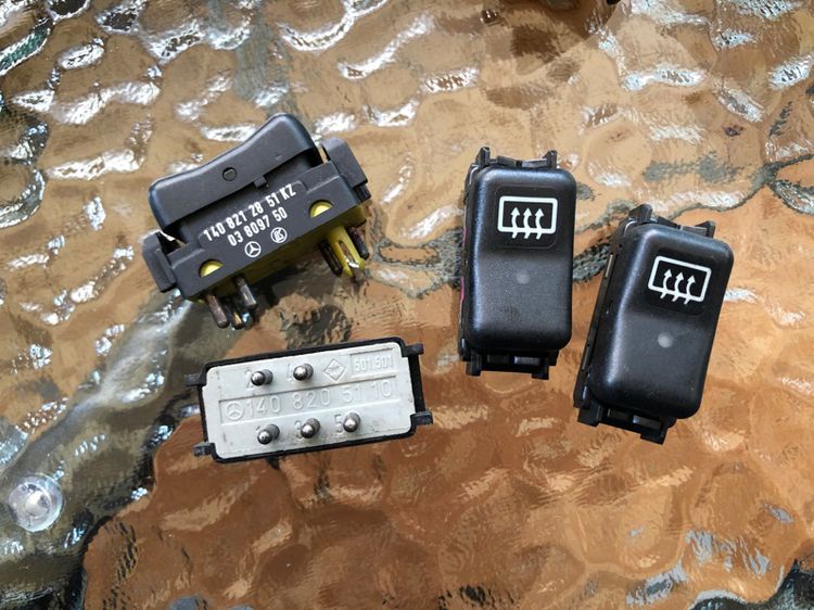 สวิตกระจก ไล่ฝ้า Benz W140 W124 W202 Benz w124 w201 190E 200E 230E 300D 230CE 300CE 230TE 300TE 280SE 500SEL 560SEL รูปที่ 2