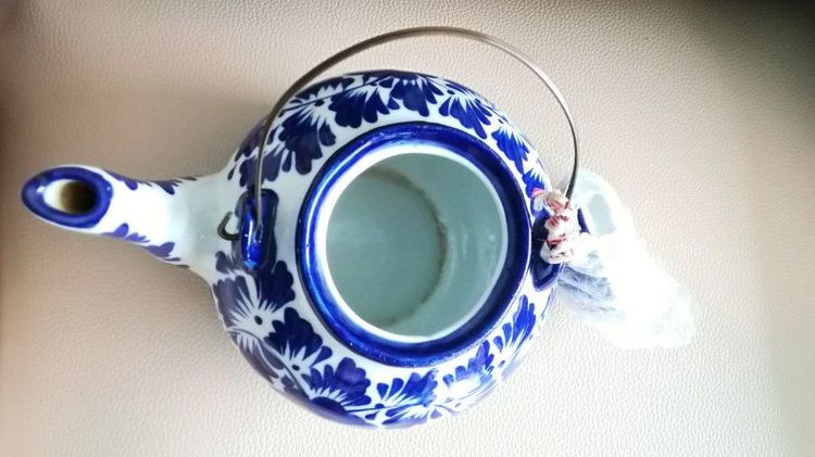 กาน้ำชา  กากระเบื้อง กาเซรามิค กาลายไทย กาลายคราม กาน้ำโบราณ รูปที่ 6