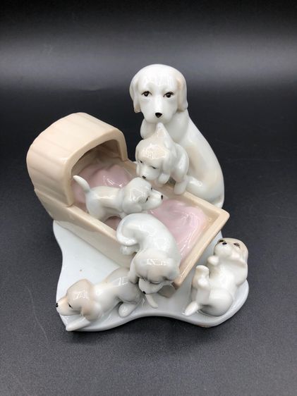 สุนัขเซรามิค เลี้ยงลูก 5 ตัว