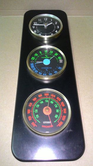 ชุดนาฬิกา CITIZEN พร้อมตัววัดอุณหภูมิและความกดอากาศ รูปที่ 3