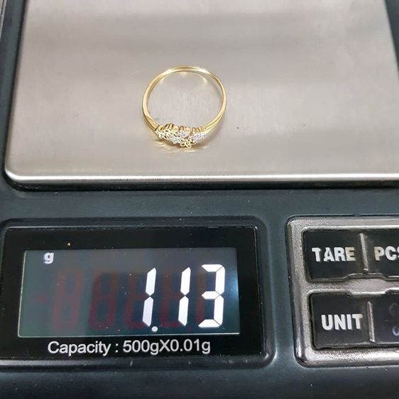 แหวนทอง แหวนดอกไม้น่ารักกรุ๊บกริ๊บ ทองเค 9เค 9k (งดต่อ) รูปที่ 5