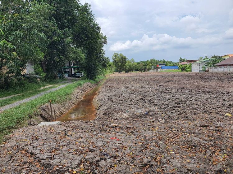 ขายที่ดินแปลงสวย ติดทางขึ้นรถไฟฟ้าสายสีแดง 1 สถานีถึงสนามบินดอนเมือง  ย่านรังสิต 8 ไร่ 57 ตารางวา ห่างจากสถานีหลักหกเพียง 500ม.
