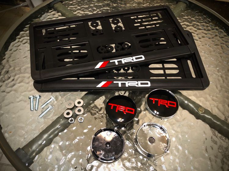 กรอบป้าย ทะเบียนรถยนต์ Toyota TRD และ ฝาล้อ TRD 57 มิล 60 มิล รูปที่ 5