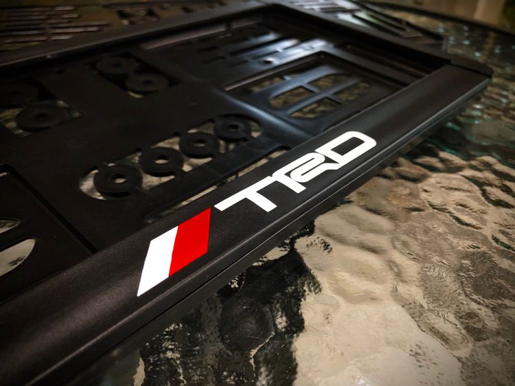 กรอบป้าย ทะเบียนรถยนต์ Toyota TRD และ ฝาล้อ TRD 57 มิล 60 มิล รูปที่ 9