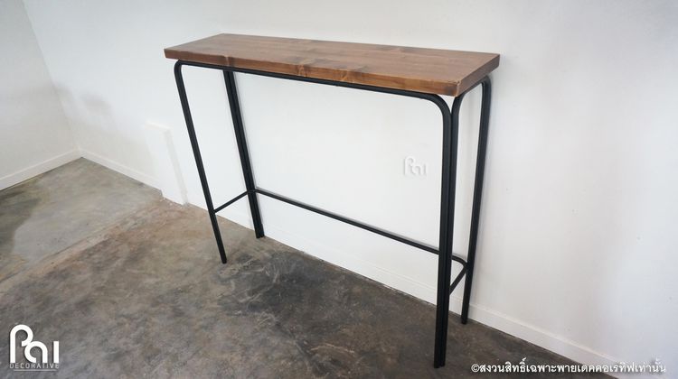 โต๊ะบาร์คอนโด พร้อมเก้าอี้ ขนาดกำลังดีไม่ใหญ่ไปเล็กไป งานมีดีไซน์เฉพาะ สั่งทำใหม่ได้เลย รูปที่ 4