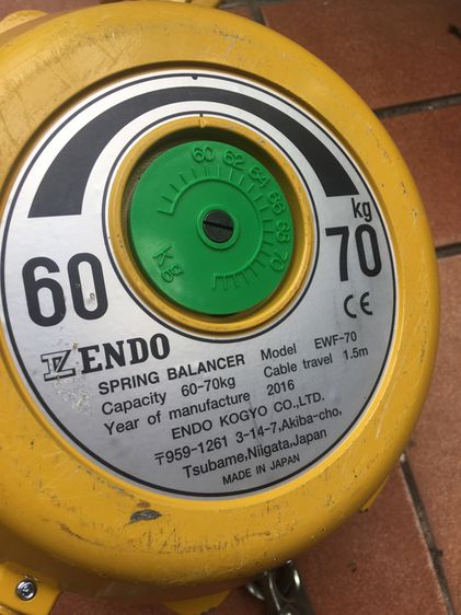 ล้อกสลิง ยี่ห้อ  ENDO EWF-70 MADE lNJAPAN รูปที่ 2