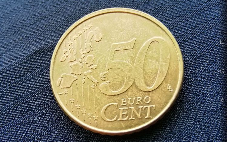เหรียญ 50 cent euro 2002  Belgium error coiin รูปที่ 4