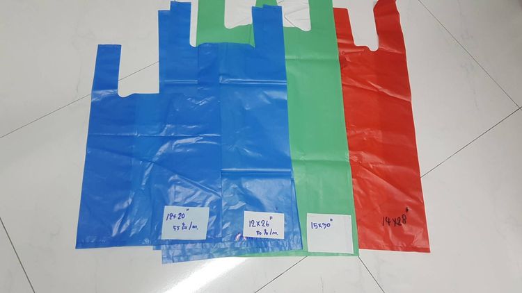 ม้วนพลาสติกปูบ่อ  ม้วน ใส สีชาถุงสี แบบต่าง รูปที่ 14