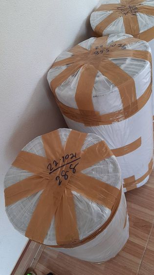 ม้วนพลาสติกปูบ่อ  ม้วน ใส สีชาถุงสี แบบต่าง รูปที่ 4