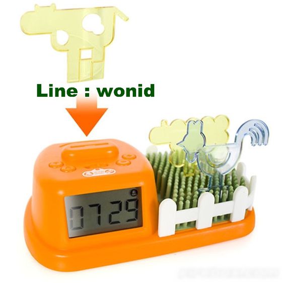 นาฬิกาปลุกฟาร์มสัตว์เลี้ยง Farmland Alarm Clock รูปที่ 2