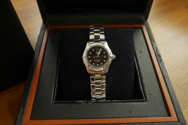 Tag Heuer WAF111C for lady หน้าเพชรดำ รูปที่ 4
