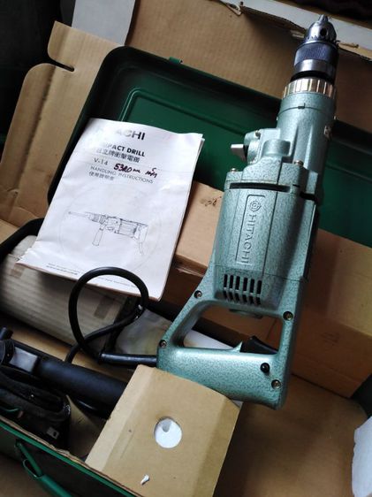 สว่านไฟฟ้า​กระแทก​ Hitachi​ V - 14 ขนาด​ 4​ หุน รูปที่ 5