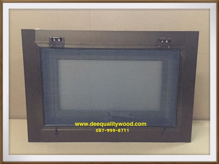 หน้าต่างกระทุ้ง60x40 พร้อมมุ้ง กระจกฝ้า รูปที่ 5