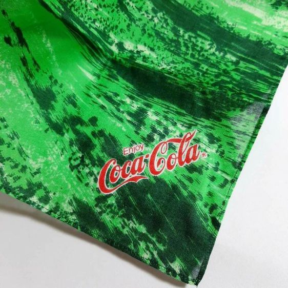 ของสะสมโค้ก ผ้าเช็ดหน้าลายสวยงาน Coca-Cola  รูปที่ 2