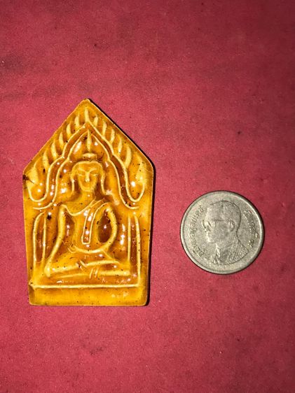 พระขุนแผนเคลือบ พิมพ์ใหญ่ฐานเตี้ย วัดบ้านกลิ้ง ปี 2551 เนื้อผงผสมเก่า สภาพสวย มีเนื้อหามวลสารจัดจ้าน สภาพสวย สมบูรณ์ พระเก่า ไม่ผ่านการใช้งา รูปที่ 8