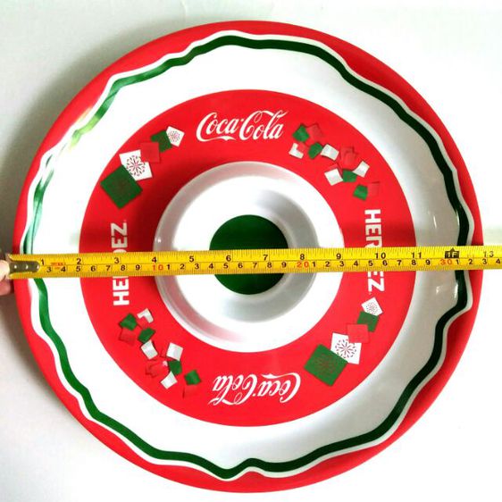  ของสะสมหายาก จานเสิร์ฟเมลามีนโค้ก ขนาดใหญ่ 13 นิ้ว Coca-Cola Herdez Melamine Tray รูปที่ 7
