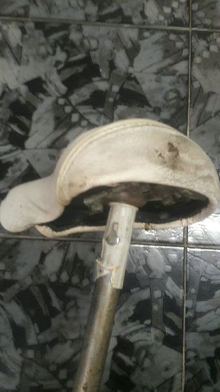 ซ่อมอานจักรยานหนัง จักรยานญีปุ่นมือสอง สีย้อมหนัง ซ่อมเบาะหนังถลอก รูปที่ 6