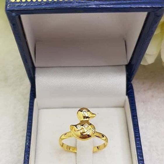 แหวนทอง แหวนเป็ดน้อยน่ารัก ทองเค 9เค 9k (งดต่อ) รูปที่ 5