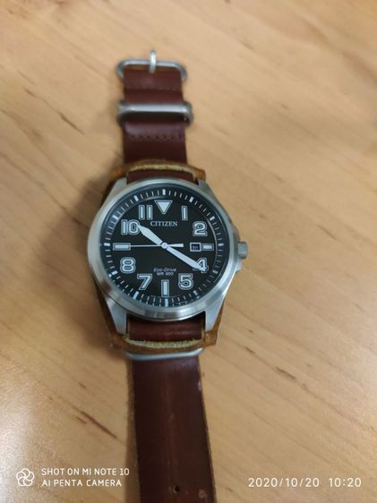 Citizen Eco-Drive 200m Military Gent's Watch AW1410-24E รูปที่ 7