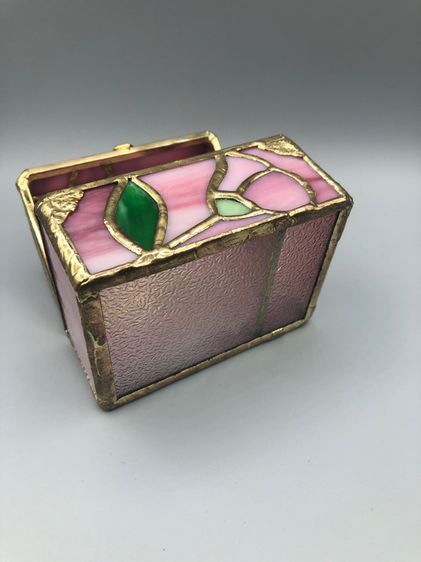 กล่องสเตนกลาสขอบทองเหลือง รูปที่ 7