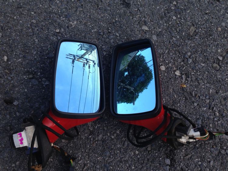 กระจกมองข้าง ปรับไฟฟ้า ตรงรุ่น Audi A80 ขับขวา 4 ประตู สภาพดี อะไหล่นอก รถสีบรอนซ์เงินใส่ได้เลยไม่ต้องทำสี รูปที่ 11