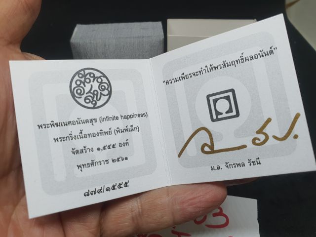 พระพิฆเนศอนันตสุข เนื้อทองทิพย์ รูปที่ 8