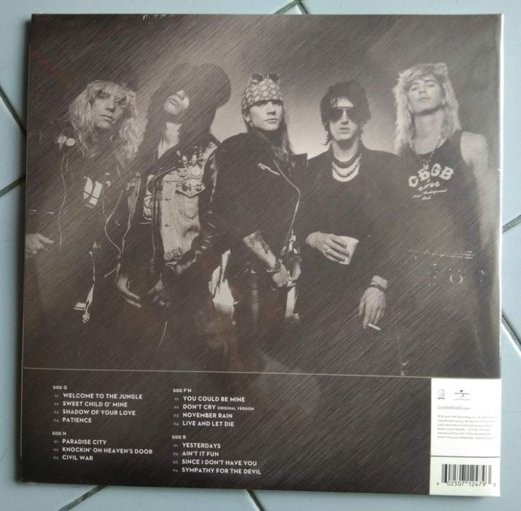 แผ่นเสียง Guns N' Roses ชุด Greatest Hits แผ่นคู่ซีล จัดส่งฟรี รูปที่ 2