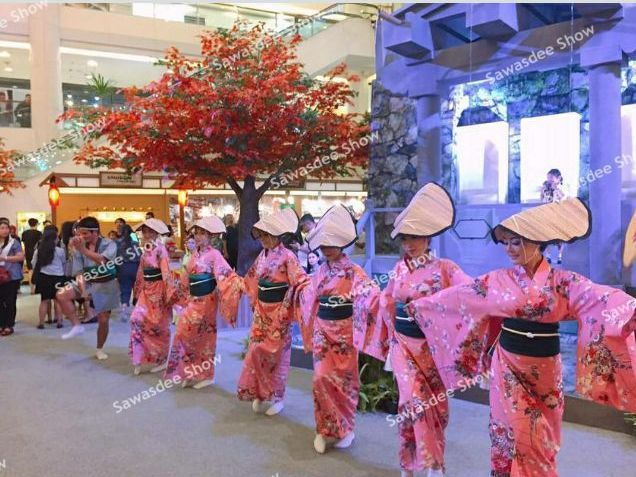 การแสดงญี่ปุ่น รำพัดญี่ปุ่น รำพัดเกอิชา รูปที่ 8