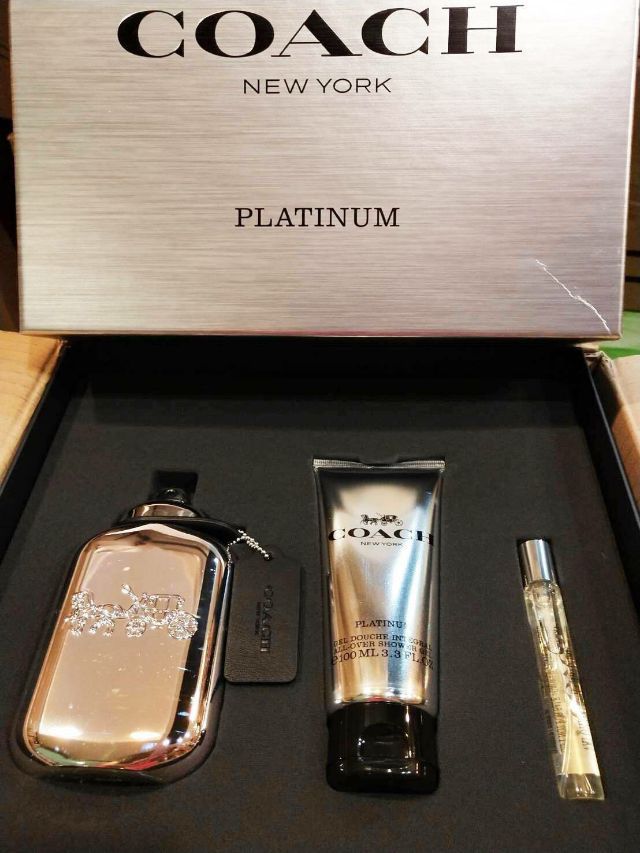 เซ็ตน้ำหอมโค้ชแท้  Platinum for Men Gift Set  รูปที่ 1