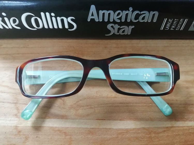 Donna Karan DKNY DY4585B 3388 Havana Clear Eyeglasses size 50-17-135 กรอบแว่นของแท้มือสอง เลนส์ติดค่าสายตาเจ้าของเดิม ของใหม่ราคา 5400 รูปที่ 4