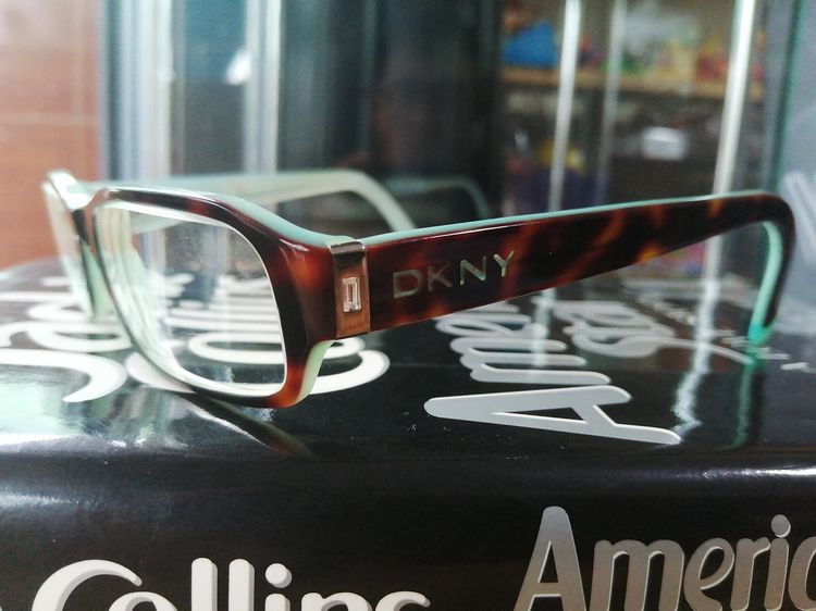 Donna Karan DKNY DY4585B 3388 Havana Clear Eyeglasses size 50-17-135 กรอบแว่นของแท้มือสอง เลนส์ติดค่าสายตาเจ้าของเดิม ของใหม่ราคา 5400 รูปที่ 1