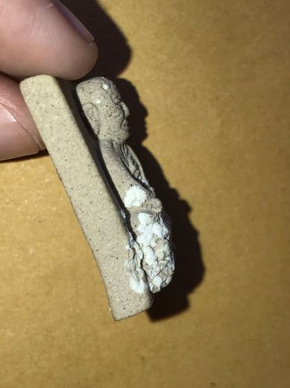 หลวงปู่ทวด สก. พิมพ์สี่เหลี่ยม เนื้อผงบางขุนพรหม ฝังผงบางขุนพรหมทั้งองค์ รุ่นแรก พ.ศ.2544 พิมพ์พิเศษ สร้างน้อยหายาก สภาพสวย ผิวเดิมๆ  รูปที่ 3