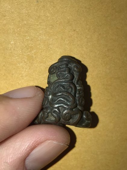 พระปิดตา พิมพ์ยันต์ยุ่ง ยันต์น่อง หลวงพ่อทับ วัดทอง เนื้อสำริด สวยงามตามธรรมชาติ แท้ 100เปอร์เซ็น รูปที่ 2