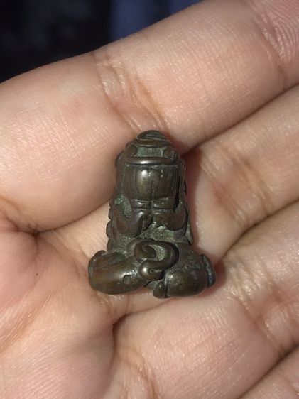 พระปิดตา พิมพ์ยันต์ยุ่ง ยันต์น่อง หลวงพ่อทับ วัดทอง เนื้อสำริด สวยงามตามธรรมชาติ แท้ 100เปอร์เซ็น รูปที่ 9