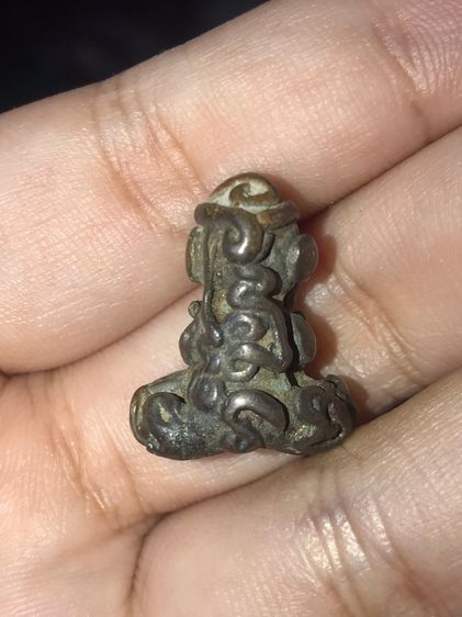 พระปิดตา พิมพ์ตุ๊กตาเล็ก ยันต์น่อง หลวงพ่อทับ วัดทอง เนื้อสำริด สวยงามตามธรรมชาติ แท้ 100เปอร์เซ็น รูปที่ 8