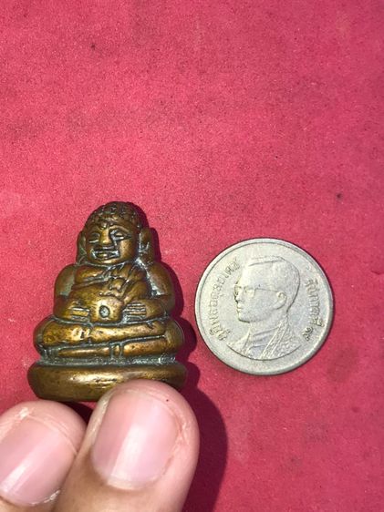 หล่อโบราณ พระสังกัจจายน์ มีกริ่ง หลวงพ่อเงิน วัดบางคลาน ยุคต้น เนื้อทองผสม ผิวสองสี ลักษณะ กลมมน อ้วน พุงพลุ้ย ศิลปะสวยงาม เก่า แท้ แปลก หาย รูปที่ 6