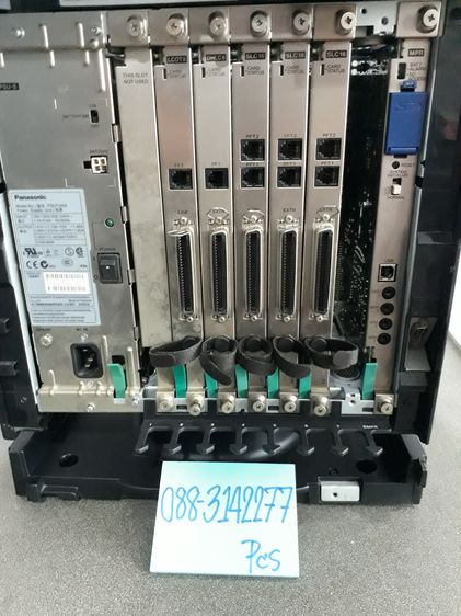 ตู้สาขาโทรศัพท์ PANASONIC รุ่น KX-TDA100 ขนาด 8สายนอก 8สายในแบบไฮบริด 48สายในแบบธรรมดาพร้อมระบบตอบรับอัตโนมัติ(DISA OGM) มือสองสภาพสวย รูปที่ 2
