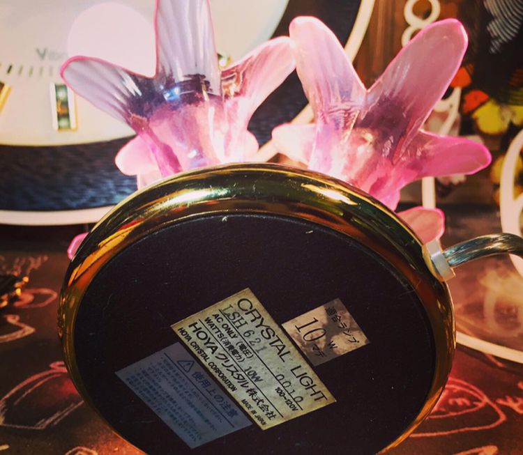 vintage Crystal Lamp 80sสวยงามสมบูรณ์🎌🛋 รูปที่ 4