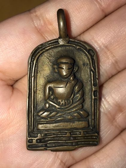 เหรียญจอบ หลัง ฤ หัวโต จารมือ ปี 2478 หลวงพ่อไปล่ วัดกำแพง กทม. เนื้อทองผสม ผิวออกสีส้มอมดำ แห้งเหี่ยว พิมพ์ทรง ตำหนิครบ ถูกต้อง เก่า แท้ แป รูปที่ 8