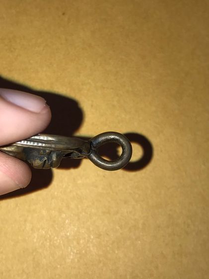 เหรียญจอบ หลัง ฤ หัวโต จารมือ ปี 2478 หลวงพ่อไปล่ วัดกำแพง กทม. เนื้อทองผสม ผิวออกสีส้มอมดำ แห้งเหี่ยว พิมพ์ทรง ตำหนิครบ ถูกต้อง เก่า แท้ แป รูปที่ 6