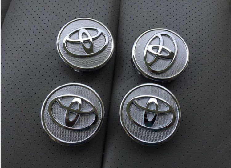 ฝาล้อ Toyota หน้ากว้าง 57 และ 62 mm.  ของใหม่ซื้อมายังไม่ได้ใช้ รูปที่ 3