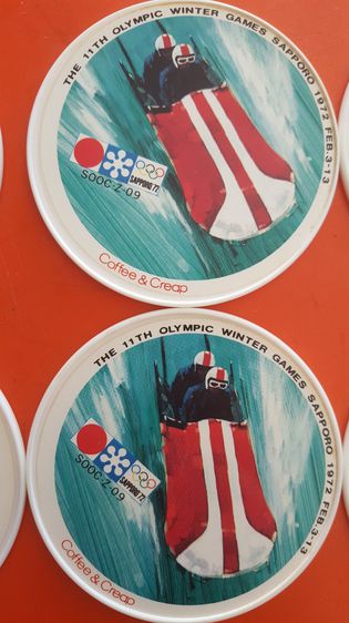 จานรองแก้วงานสะสม( โอลิมปิกเกมส์ซัปโปโร 1972) รูปที่ 6
