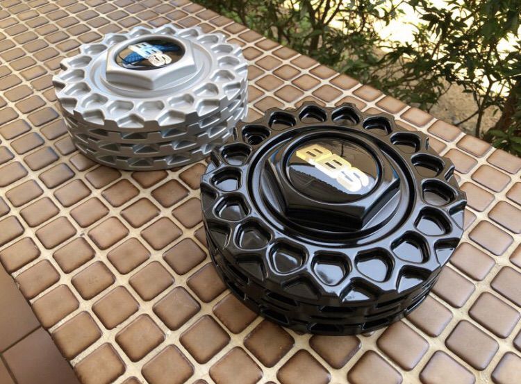 ฝาดุมล้อ BBS RS 1 รังผึ้ง หน้า 17 Cm. สีบรอนซ์เงิน และ สีดำ ซื้อมายังไม่ได้ใช้ รูปที่ 3