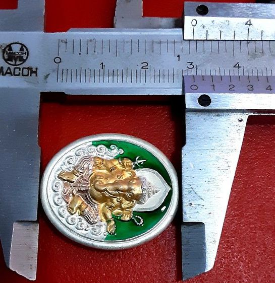 เหรียญพระพิฆเนศกรมศิลปากร ปี2547 ลงยา มีหลายสี รูปที่ 15