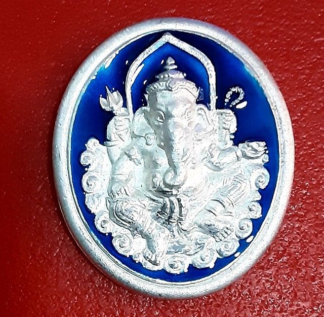 เหรียญพระพิฆเนศกรมศิลปากร ปี2547 ลงยา มีหลายสี รูปที่ 11